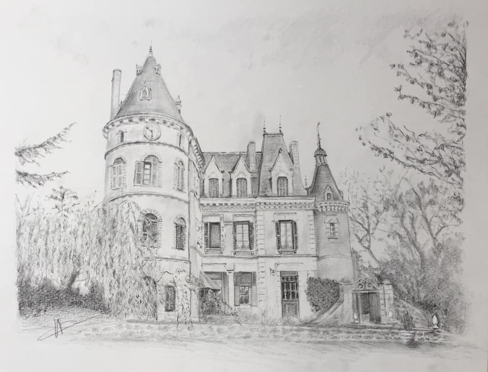 Dessins propriétés au crayon