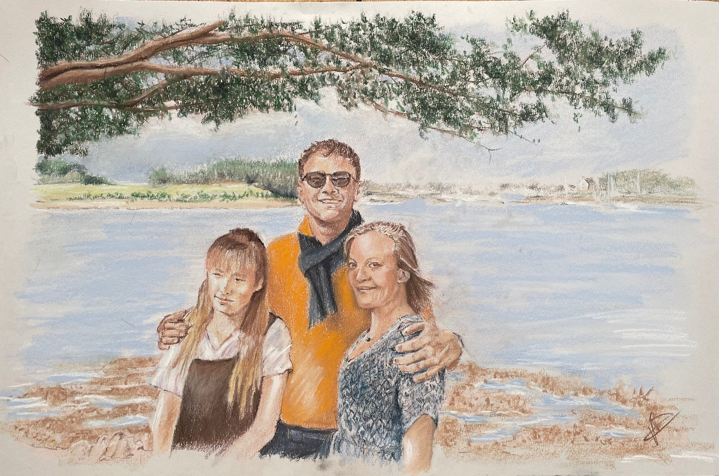 Portrait groupé de 3 personnes