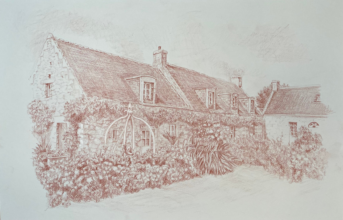 Dessins propriétés à la sanguine