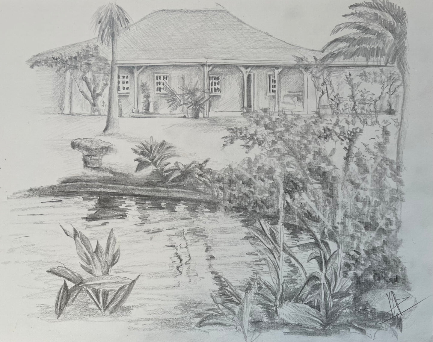 Dessins propriétés au crayon