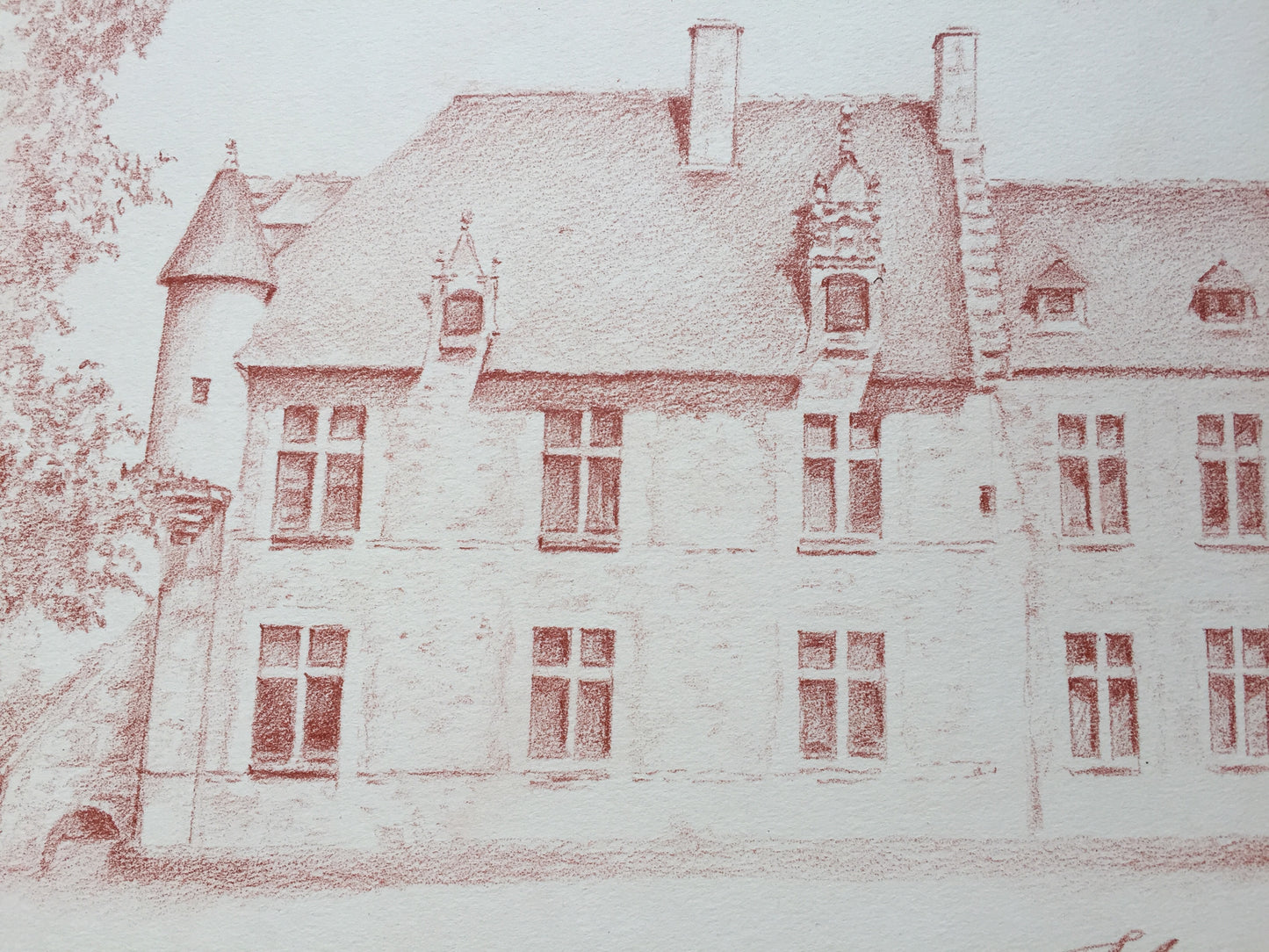 Dessins propriétés à la sanguine