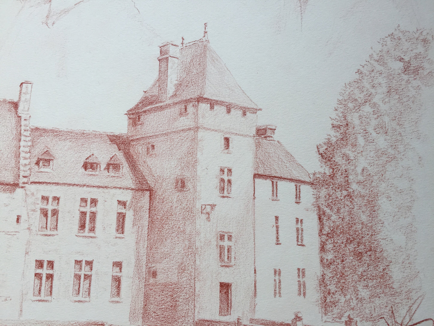 Dessins propriétés à la sanguine