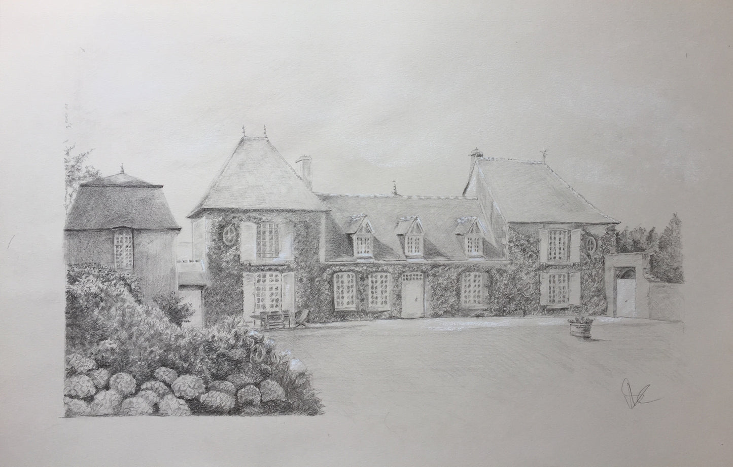 Dessins propriétés au crayon