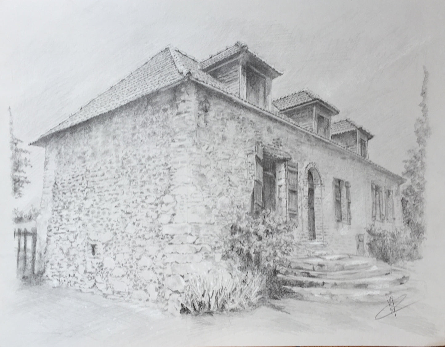 Dessins propriétés au crayon