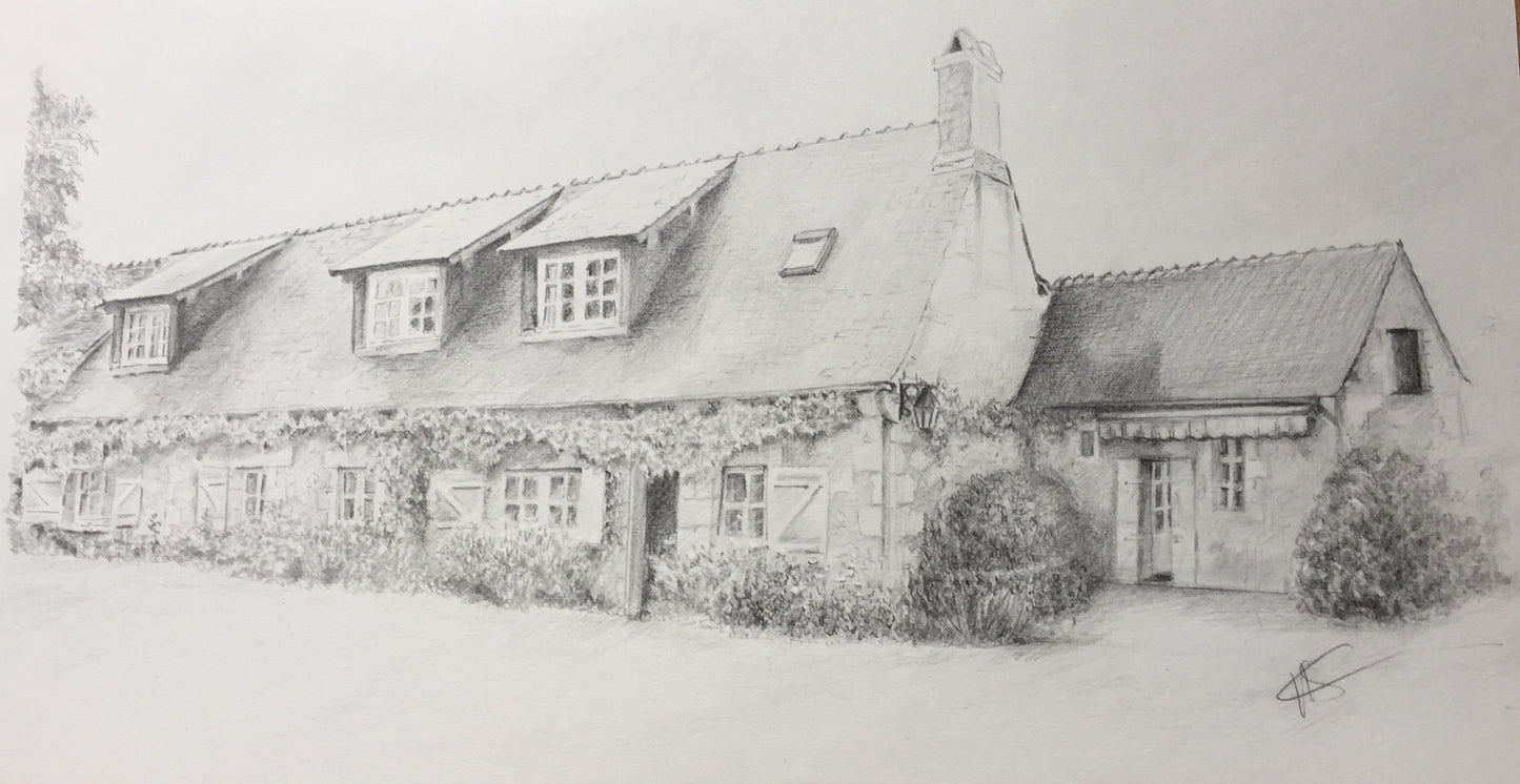 Dessins propriétés au crayon